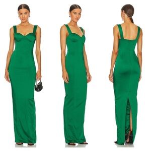 SAU LEE x REVOLVE Palmela Dress in Emerald
